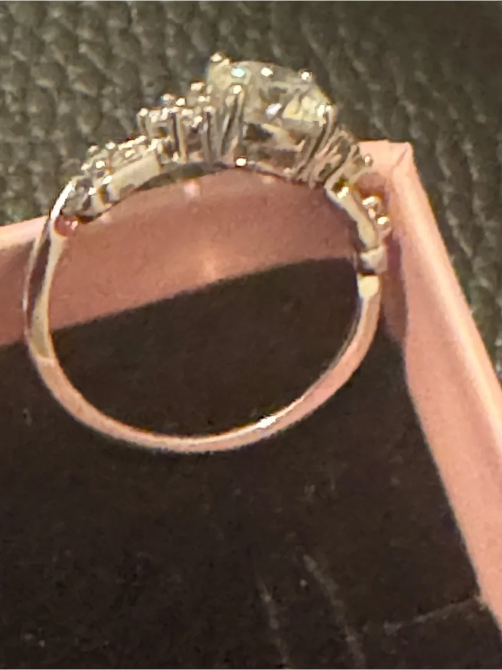 1.0 ct Moissanite Silver Ring